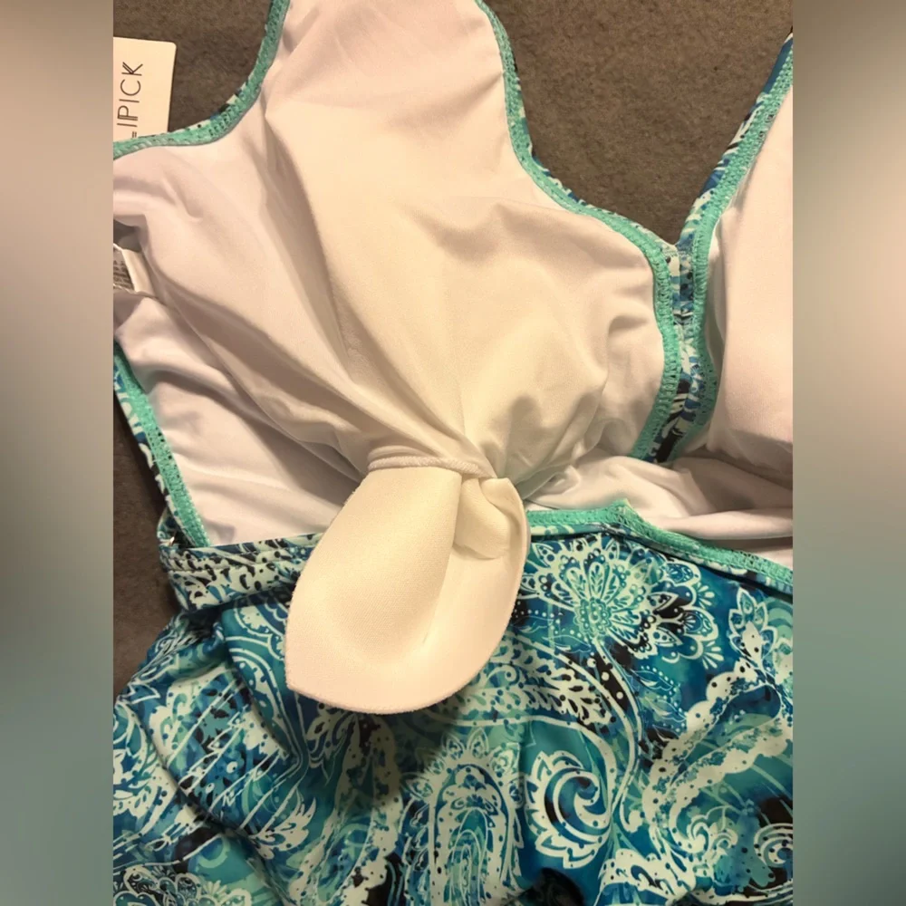 NWT Holipick Paisley One-Piece Swimsuit